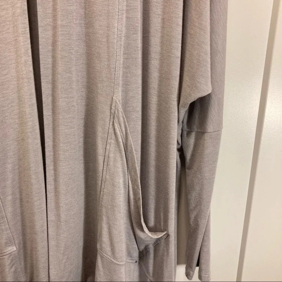 PRANA Sz 2 X Ecru Soft Top Cardigan  w/ Pockets - Picture 4 of 5
